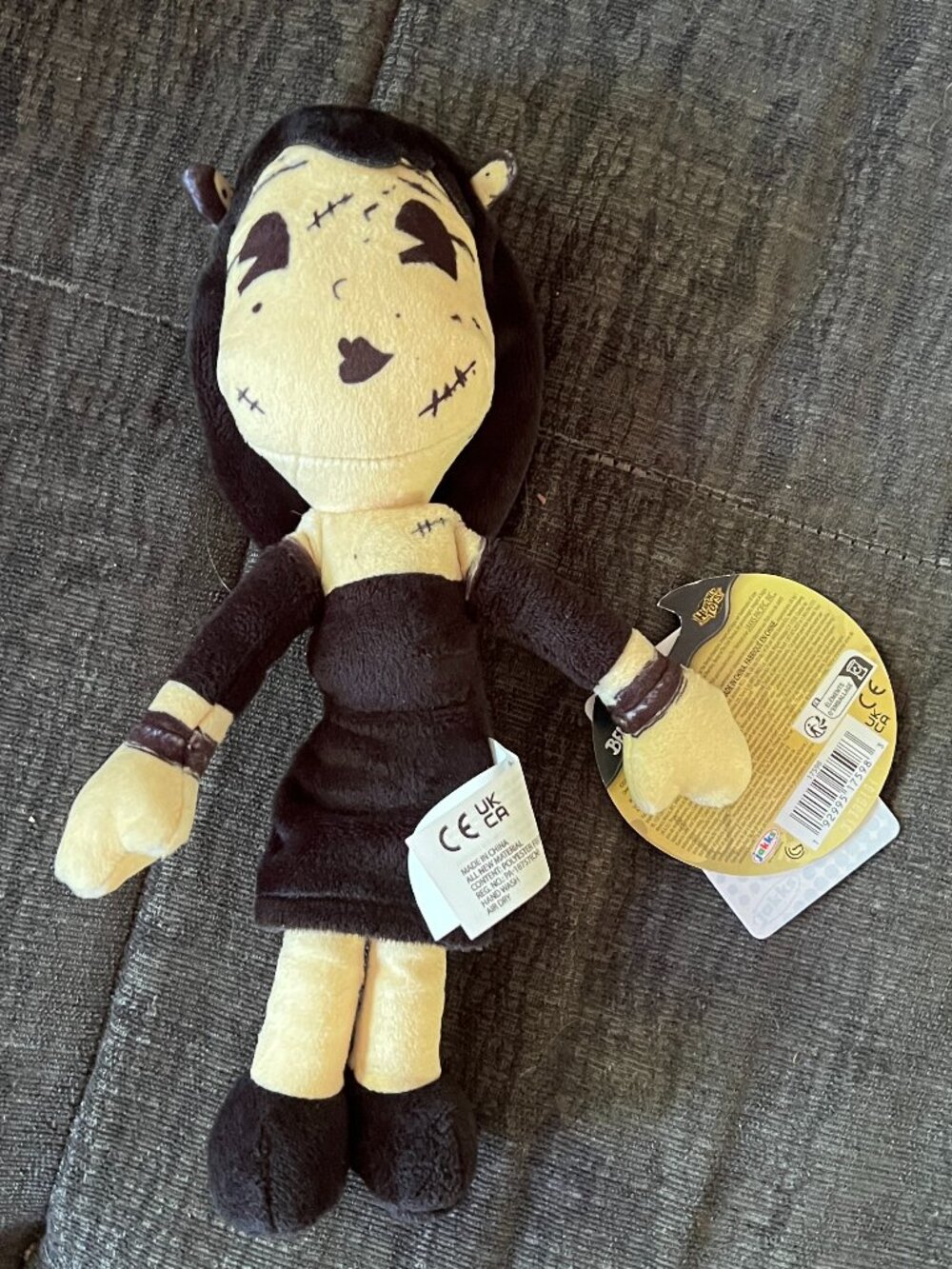 BENDY ALICE ANGEL 9" PLUSH-BENDY AND THE INK MACHINE-JAKK'S PACIFIC-NWT!